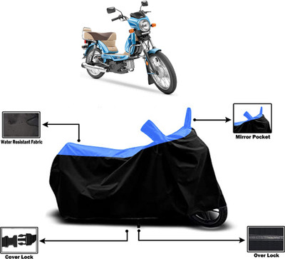 Amexride Two Wheeler Cover for TVS(Heavy Duty BS6, Multicolor)