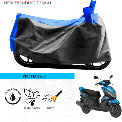 ANTHUB Waterproof Two Wheeler Cover for Yamaha(Ray Z, Grey, Blue)