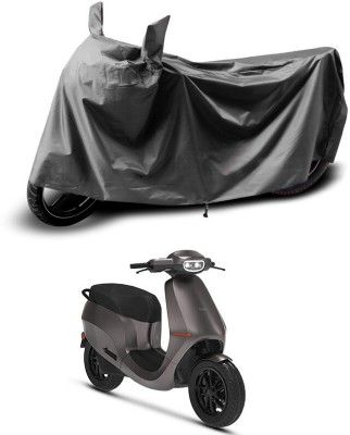 Gali Bazar Waterproof Two Wheeler Cover for Ola(Scooty, Grey)