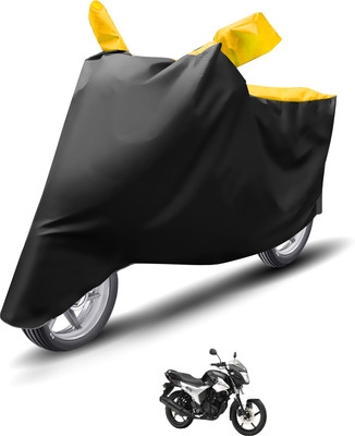Caronix Waterproof Two Wheeler Cover for Yamaha(SZ R, Yellow)