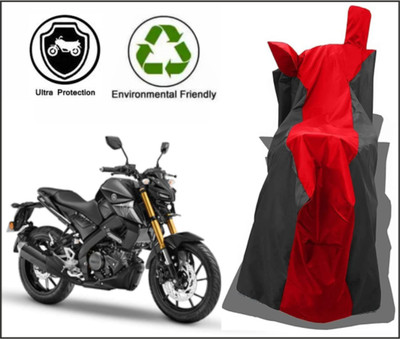 RM Collections Waterproof Two Wheeler Cover for Yamaha(MT 15, Red, Black)