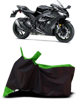 VESMEI Two Wheeler Cover for Kawasaki(Z400, Green)