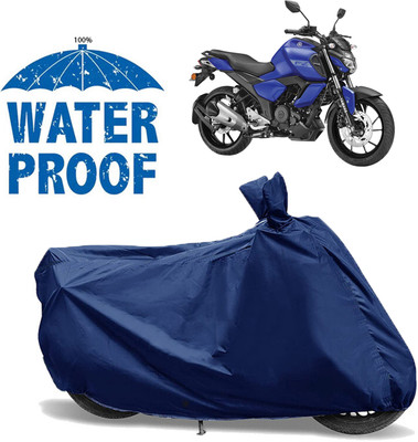 OliverX Waterproof Two Wheeler Cover for Yamaha(FZ FI, Blue)