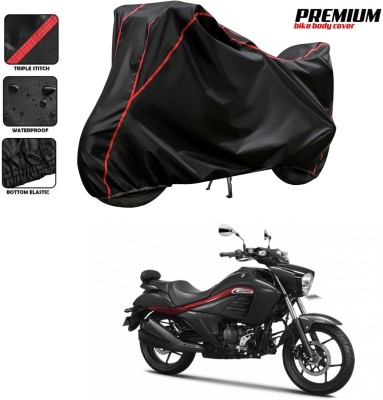 SThanaveX Waterproof Two Wheeler Cover for TVS(Intruder, Black)