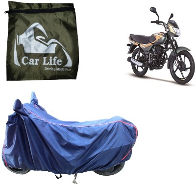 Car Life Two Wheeler Cover for Bajaj(CT110, Blue)