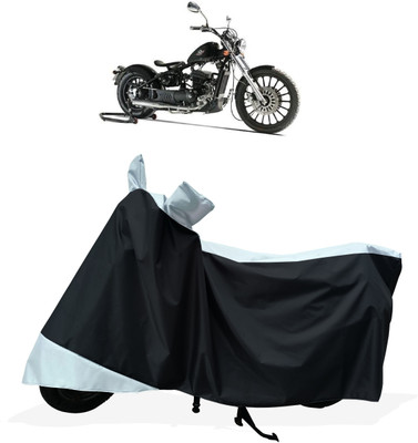 Tricway Two Wheeler Cover for Royal Enfield(Bobber 350, White)