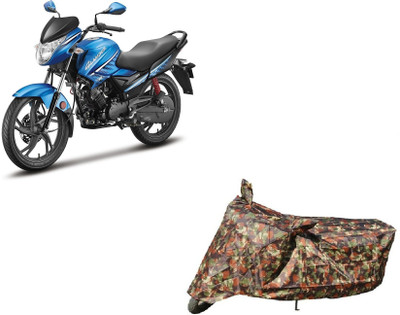 Anlopeproducts Waterproof Two Wheeler Cover for Hero(Glamour i3s, Red)