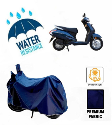bykorrzon Waterproof Two Wheeler Cover for Honda(Activa 6G, Blue)