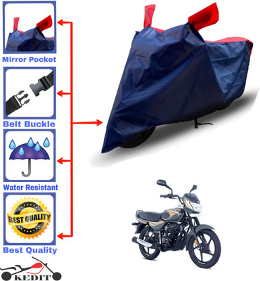AASHTIK MART Two Wheeler Cover for Bajaj(CT100, Red, Blue)