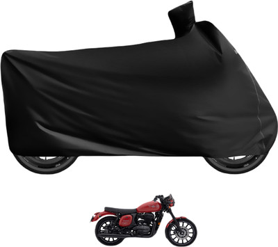 Auto Hub Waterproof Two Wheeler Cover for JAWA(Jawa, Black)