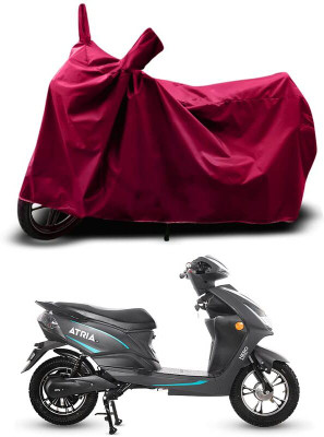 KEDIT Two Wheeler Cover for Hero(Electric, Maroon)