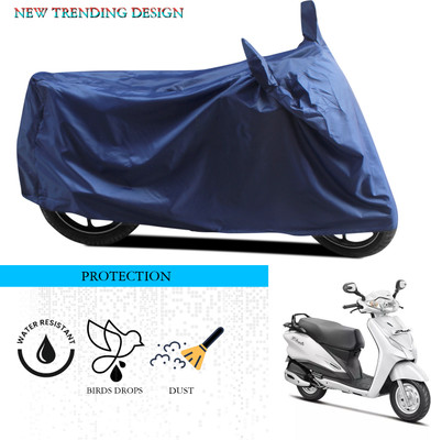 SnehaSales Waterproof Two Wheeler Cover for Hero(Duet LX 110CC, Blue)