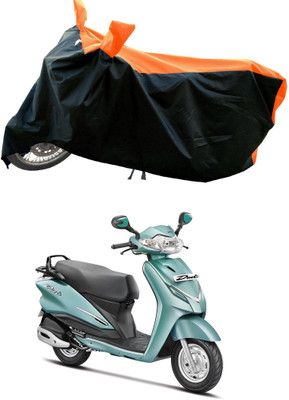 DeepShakshi AUTOMOTIVE Waterproof Two Wheeler Cover for Hero(Duet, Orange)