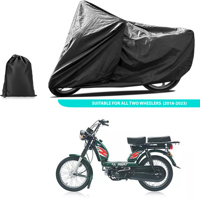 CODOKI Two Wheeler Cover for TVS(Heavy Duty Super XL, Black)