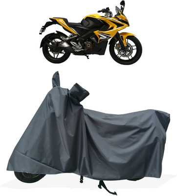 Tricway Two Wheeler Cover for Bajaj(Pulsar SS400 BS6, Grey)