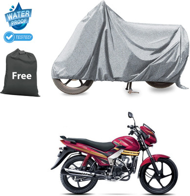 CODOKI Waterproof Two Wheeler Cover for Mahindra(Centuro Rockstar, Silver)
