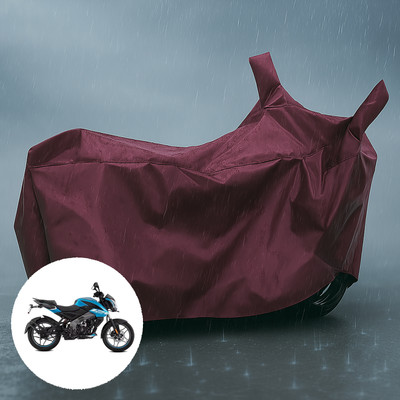 CODOKI Waterproof Two Wheeler Cover for Bajaj(Pulsar NS125, Maroon)