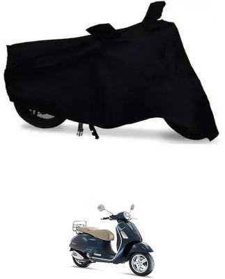 APNEK Waterproof Two Wheeler Cover for Vespa(GTS Super 300 BS6, Black)