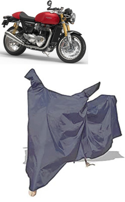 Amexride Two Wheeler Cover for Triumph(Thruxton 1200 R, Grey)