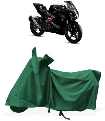 Tricway Two Wheeler Cover for TVS(Apache RTR 310 BS6, Green)