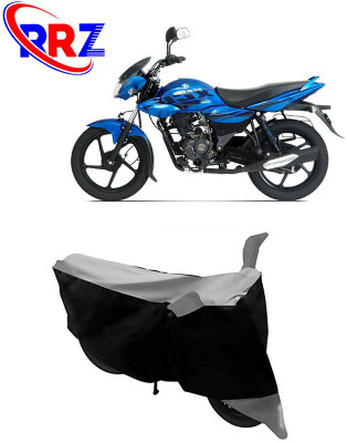 RRZ Waterproof Two Wheeler Cover for Bajaj(XCD 125cc, Black, Grey)