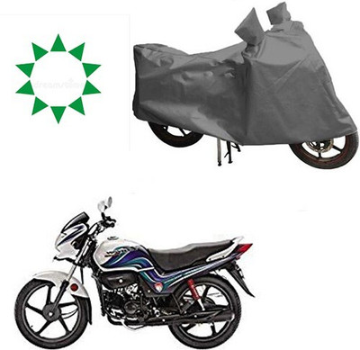 DeepShakshi AUTOMOTIVE Waterproof Two Wheeler Cover for Hero(Passion Pro TR, Grey)
