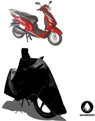 Amexride Waterproof Two Wheeler Cover for Avon(E Scoot, Black)