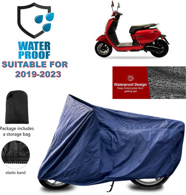 PAGORA Waterproof Two Wheeler Cover for Okinawa(Lite, Blue)