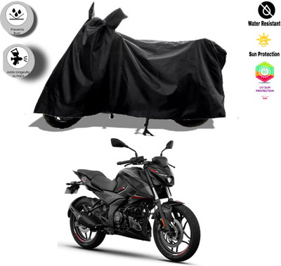 WMIZEXA Waterproof Two Wheeler Cover for Bajaj(Pulsar N160, Black)