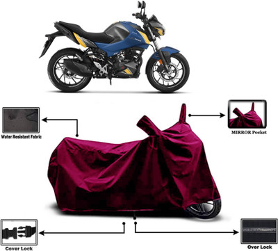 AASHTIK MART Two Wheeler Cover for Hero(Xtreme, Maroon)