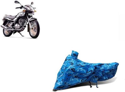 Anlopeproducts Waterproof Two Wheeler Cover for TVS(Fiero F2, Blue)