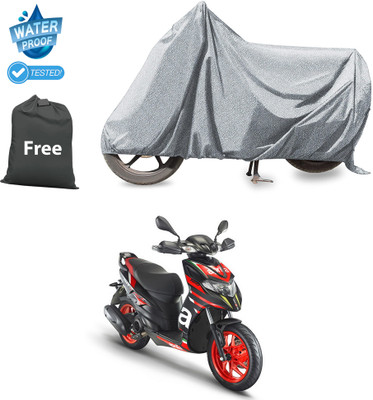 CODOKI Waterproof Two Wheeler Cover for Aprilia(Silver)