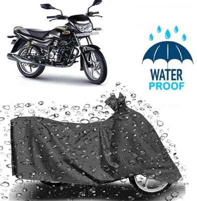 Autoinnovation Waterproof Two Wheeler Cover for Bajaj(Platina, Grey)