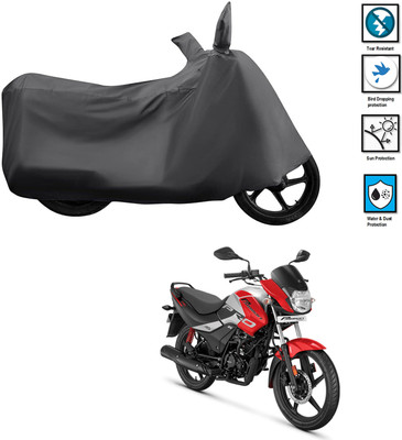 CODOKI Waterproof Two Wheeler Cover for Hero(Passion Pro i3S, Grey)