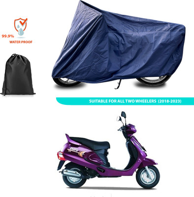 PAGORA Waterproof Two Wheeler Cover for Mahindra(Duro 125, Blue)