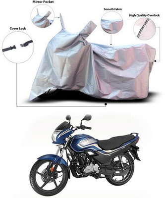 ANTHUB Waterproof Two Wheeler Cover for Hero(Super Splendor, Silver)