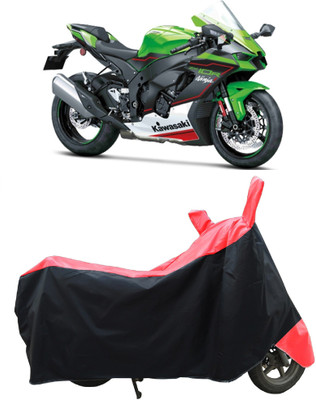 Coxtor Two Wheeler Cover for Kawasaki(Ninja ZX 10R, Red)