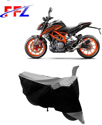 FFZ Waterproof Two Wheeler Cover for KTM(250 Duke, Black, Grey)