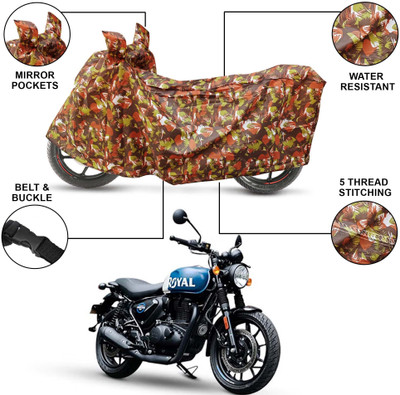 Y3H Waterproof Two Wheeler Cover for Royal Enfield(Hunter 350, Multicolor)