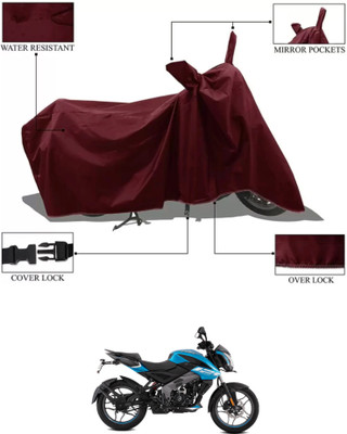 RAQTRO Two Wheeler Cover for Bajaj(Pulsar NS125, Maroon)