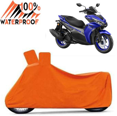 Autoinnovation Waterproof Two Wheeler Cover for Yamaha(Aerox 155 Maxi, Orange)