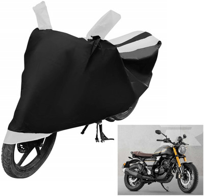 Auto Hub Two Wheeler Cover for TVS(White)