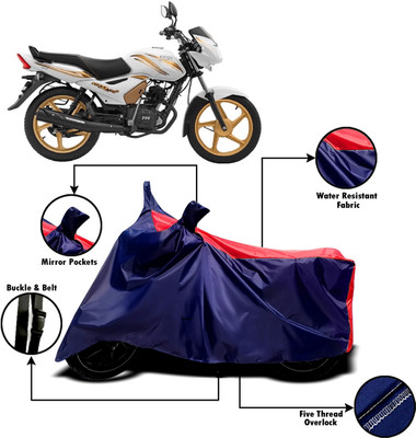 AUCTIMO Two Wheeler Cover for TVS(Star Sport, Multicolor)