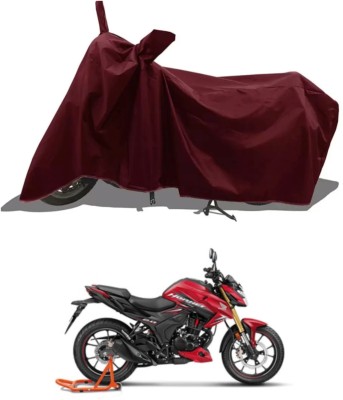 Mdstar Waterproof Two Wheeler Cover for Honda(Hornet 2.0, Maroon)