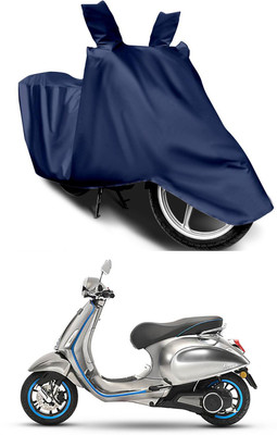 MWBB Two Wheeler Cover for Piaggio(Vespa LX, Blue)
