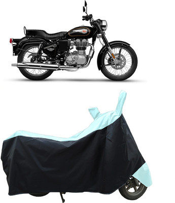 Coxtor Waterproof Two Wheeler Cover for Royal Enfield(350, White)