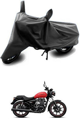 THE REAL ARV Waterproof Two Wheeler Cover for Royal Enfield(Grey)