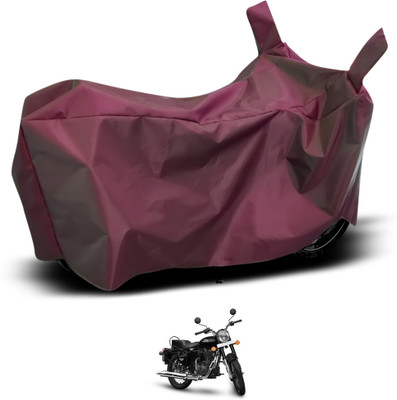 GOSHIV-car and bike accessories Waterproof Two Wheeler Cover for Royal Enfield(Electra, Maroon)