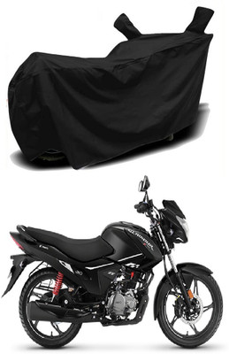 MMSSTAR Waterproof Two Wheeler Cover for Hero(MotoCorp Glamour, Black)
