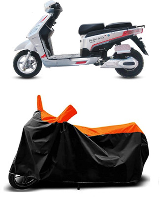 VESMEI Two Wheeler Cover for Hero(Electric NYX HS500 ER, Orange)